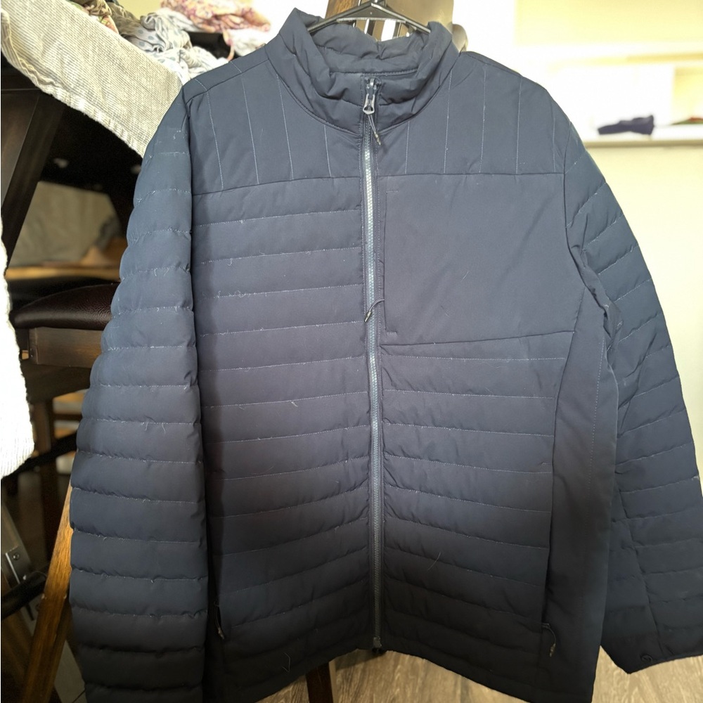 Men's Navy Puffer Jacket